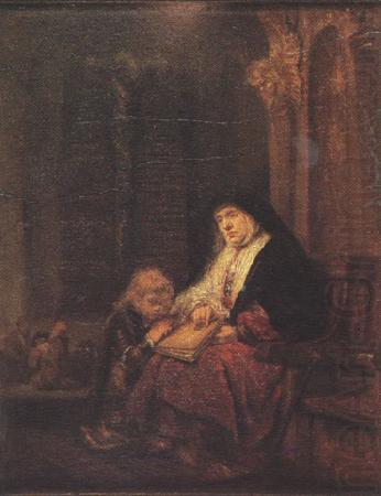 Hannab in the Temple (mk33), REMBRANDT Harmenszoon van Rijn